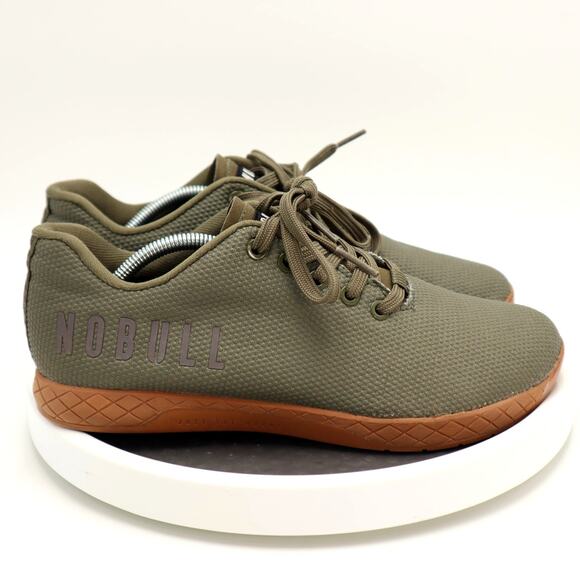 Nobull Outwork Edge Army Green Shoes Womens Size 9.5 Mens 8 Lace Up Athletic - Picture 1 of 14